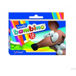 Kredki BAMBINO 18 kol.