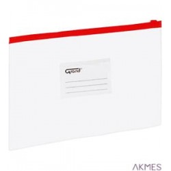 Koperta foli.A5 na suwak czerw KW TRADE czerwona 120-1470