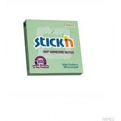 Bloczek STICK"N 76x76mm 360stopni zielony 21552