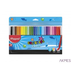 Flamastry COLORPEPS OCEAN 24 kolory MAPED 845722