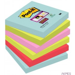 Bloczek Super Sticky MIAMI 76x76 mm (6) POST-IT