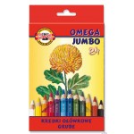 Kredki Omega Jumbo 3374-24kol KOH.