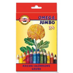 Kredki Omega Jumbo 3374-24kol KOH.