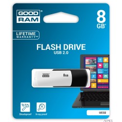Pamięć USB GOODRAM 8GB USB 2.0 UCO2 BLACK&WHITE UCO2-0080KWR11