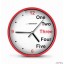 Zegar ścienny PRAGUE czerwony EHC014R ESPERANZA