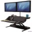 Stanowisko do pracy SIT STAND LOTUS 7901 czarne FELLOWES
