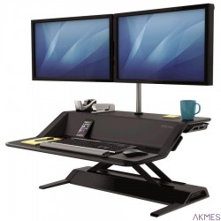 Stanowisko do pracy SIT STAND LOTUS 7901 czarne FELLOWES