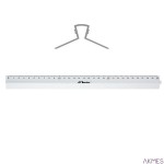 Linijka 30cm z uchwytem alumi. 30317 LENIAR