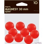 Magnesy 30mm GRAND czerwone (10)^ 130-1695