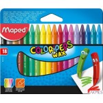 Kredki COLORPEPS świecowe 18 sztuk MAPED 861012