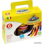 Farby do malowania palcami 80ml a6 KO023 170-2275 CARIOCA temper