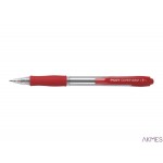 Długopis BPGP-10R-F czerwony SUPER GRIP PILOT
