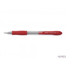Długopis BPGP-10R-F czerwony SUPER GRIP PILOT