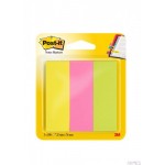 Zakładki indeksujące POST-IT (671/3), papier, 26x76mm, 3x100 kart., mix kolorów