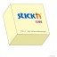 Bloczek STICK"N 76x76mm 400k żółty pastelowy 21072