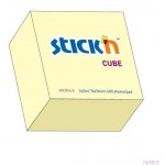 Bloczek STICK"N 76x76mm 400k żółty pastelowy 21072