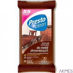 Ściereczki mokre do mebli PRESTO 72 szt.2w1 *11477