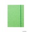 Teczka z gumką prostą DATURA A4 preszpan jasna zielona 390g