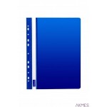 Skoroszyt zawieszany DATURA A4 (10) twardy niebieski