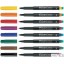 Foliop.perm.MEDIUM 1.0 nieb(10 FC152551 z gumką FABER CASTEL