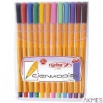 Cienkopis RC-04 etui 12 szt RYSTOR 403-120