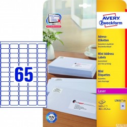 Etykiety adresowe L7651-25 38,1 x 21,2 25ark Avery Zweckform