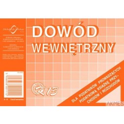K-13 Dowód wewnętrzny A6 MICHALCZYK&PROKOP