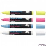Marker kredowy 15x8mm czarny TO-290 TOMA