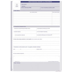 Nowy indeks drk2415158 504-B Kwest.osob.dla pracow.A4 Nowe MICHALCZYK I P