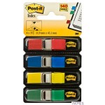 Zakł.ind.wąska 4kol.trad.683-4 12x43mm POST-IT 3M