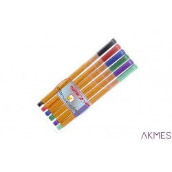 Cienkopis RC-04 etui 6szt. ABCDVS 403-621 RYSTOR