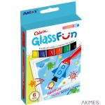 Kredki do szkła AMOS FUN GLASS GF6P 6 kol. 170-2296