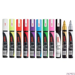 Marker kredowy CHALK PWE-5M srebrny UNI