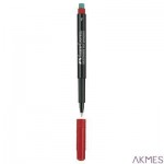 Foliop.perm.FINE 0.6 czer(10) FC151321 z gumką