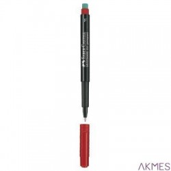 Foliop.perm.FINE 0.6 czer(10) FC151321 z gumką