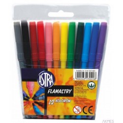 Flamastry Astra CX - 12 kolorów, 314107001