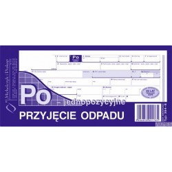 Przyjęcie odpadu jednop.384-8*