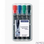 Markery permanentne 352S 4szt w etui STAEDTLER okrągłe