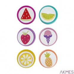 Stemple 6 szt. INCOOD owoce 0033-0188