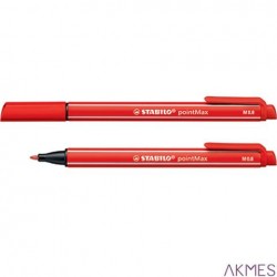 Cienkopis STABILO pointMAX czerwony 488/48 STABILO