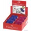 Gumka SLEEVE mini czer/nieb FC182411 FABER CASTELL