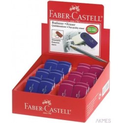 Gumka SLEEVE mini czer/nieb FC182411 FABER CASTELL