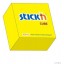 Bloczek STICK"N 76x76mm 400k żółty neonowy 21010