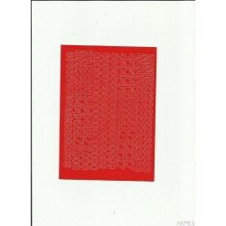 CYFRY samop. 1cm (8) niebieski ARTDRUK