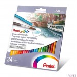 Kredki akwarelowe PENTEL 24 kolory CB9-24 CB9-24