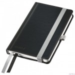 Notatnik w twardej oprawie Leitz Style A6, w kratkę, czarny 44910094