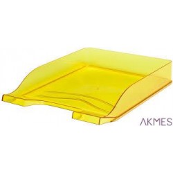 Półka na dokumenty przezroczysta żółta 100553685 BANTEX