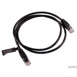 Kabel UTP CAT 5E PATCHCORD 1m czarny EB273K ESPERANZA