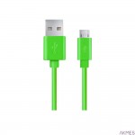 Kabel USB MICRO A-B 2m zielony EB145G ESPERANZA