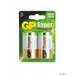 Bateria alkaliczna GP Super D / LR20 (2szt) 1.5V GPPCA13AS005